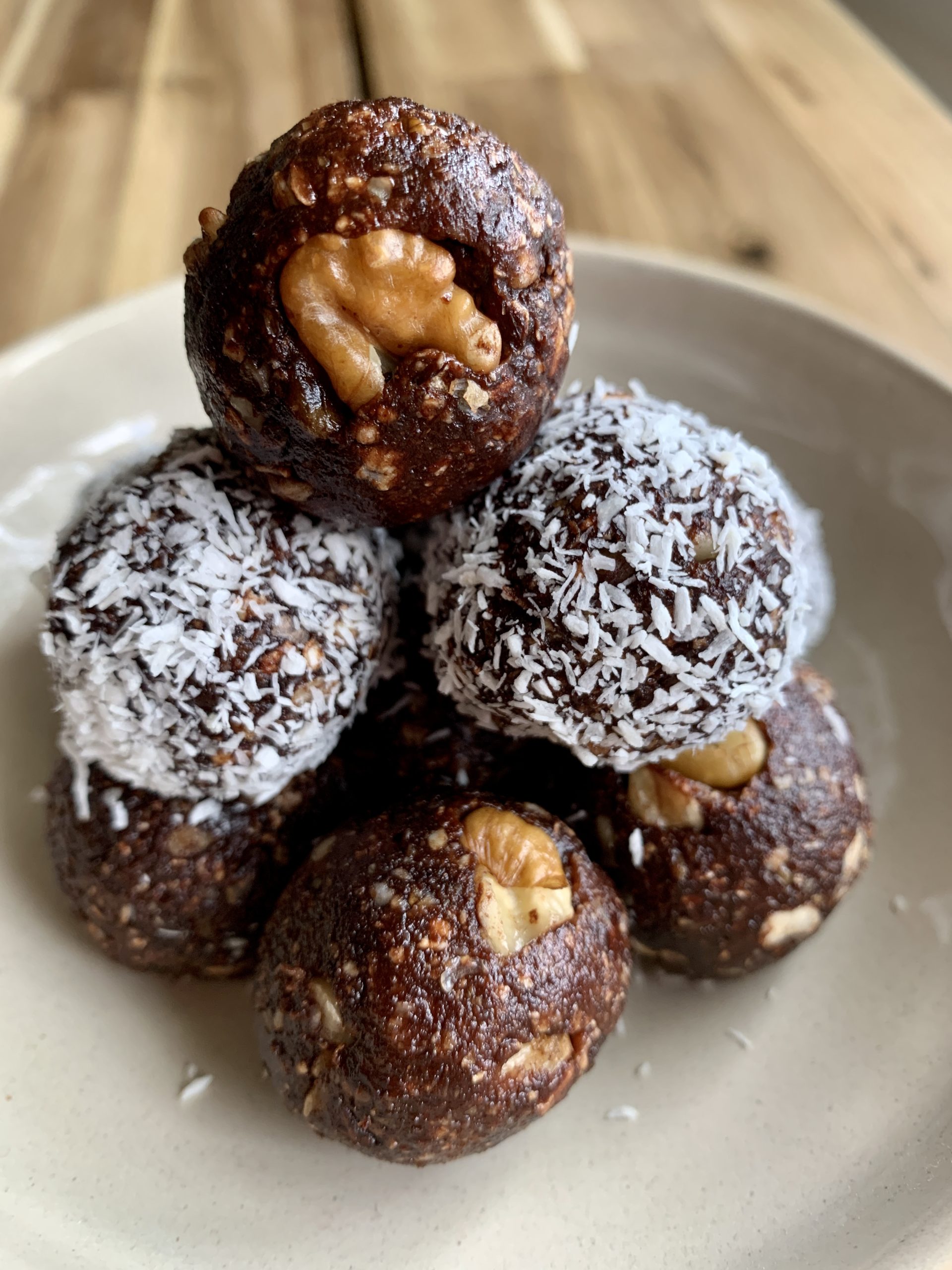 Choco Kokos bliss balls – Vegan