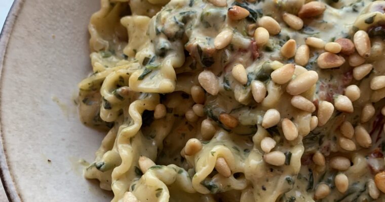 Pasta met gorgonzola